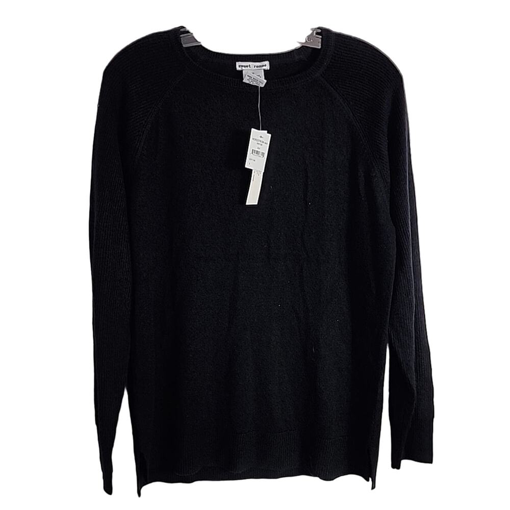 Sweet Romeo Black Sweater, NWT, Small